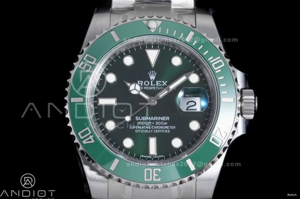 Ceramic LV Steel VS3135 Best 904L 116610 Edition Green 1:1 Hulk VSF Submariner 0208